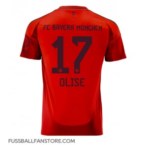 Bayern Munich Michael Olise #17 Replik Heimtrikot 2024-25 Kurzarm